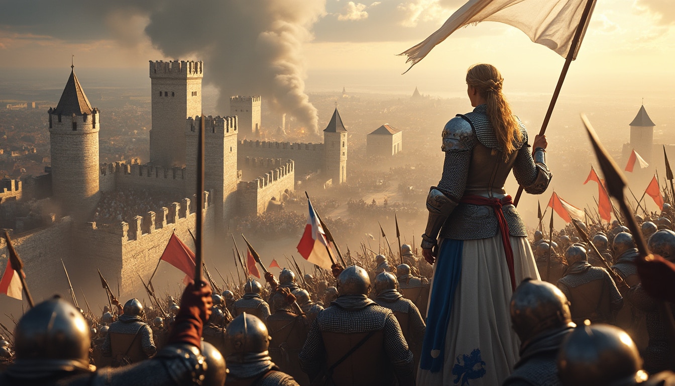 découvrez l'histoire captivante de la libération d'orléans par jeanne d'arc et explorez les lieux emblématiques lors d'une visite guidée.